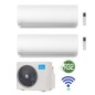 Nuova Versione GARANZIA ITALIA Condizionatore Climatizzatore Dual Split Midea Xtreme Pro 9000 + 12000 M2OH-14HFN8-Q Wi-fi