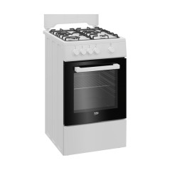 NUOVO MODELLO CUCINA FSG522DWC 50X60 FORNO GAS+4 Beko Cod. 7787187654 Cucine Con Forno a Gas e Piano Elettrico