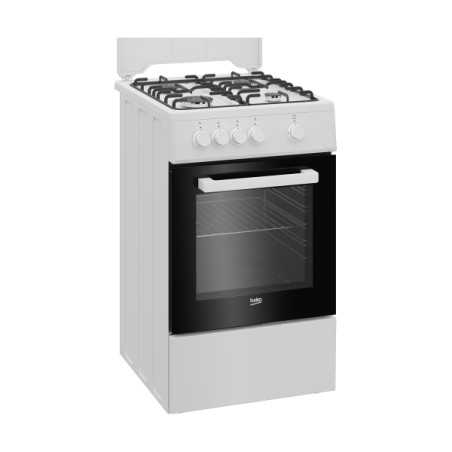 NUOVO MODELLO CUCINA FSG522DWC 50X60 FORNO GAS+4 Beko Cod. 7787187654 Cucine Con Forno a Gas e Piano Elettrico