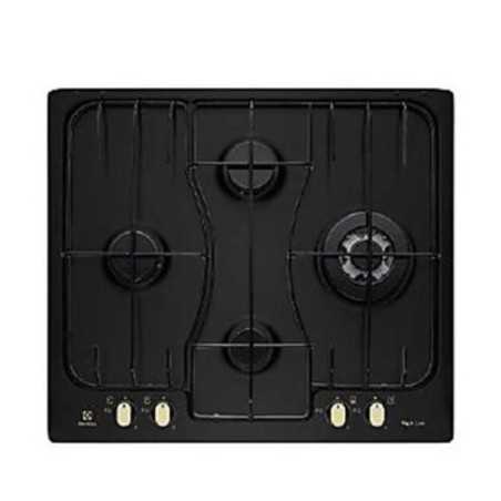 NUOVO MODELLO PIANO GAS RGG6243LOR 60CM 4F NERO Electrolux Cod. 949640235 Piani Cottura A Gas