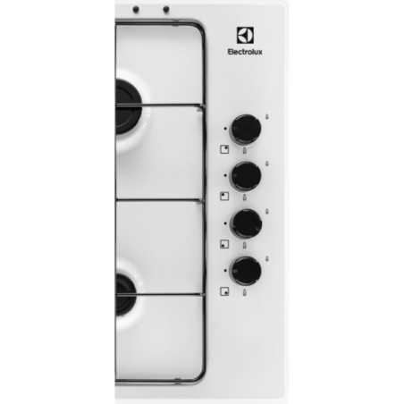 NUOVO MODELLO PIANO GAS EGS6414W 4F 60CM LAT BIAN Electrolux Cod. 949640600 Piani Cottura A Gas