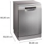 NUOVO MODELLO LAVAST 14CP B 60CM HOMEC Bosch Cod. SMS6ZCI10E Lavastoviglie A Libera Installazione