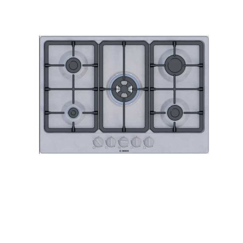 NUOVO MODELLO PIANO GAS PGQ7B5K90 5F 75CM INOX Bosch Cod. PGQ7B5K90 Piani Cottura A Gas NUOVO MODELLO PIANO GAS PGQ7B5K90 5F 75CM INOX Bosch Cod. PGQ7B5K90 Piani Cottura A Gas