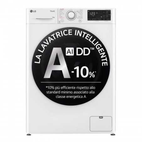 NUOVO MODELLO LAV 10KG A-10   AUTODOSE WIFI GLASS Lg Cod. F4R3710NSWW Lavatrici A Carica Frontale