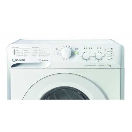 NUOVO MODELLO LAV STD 7KG A 1200RPM WHITE INVERTE Indesit Cod. MTWC71296WIT Lavatrici A Carica Frontale