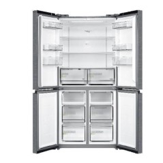 NUOVO MODELLO FRIG 4 PORTE TNF 474L E INOX Midea Cod. MDRF632FIE46 Frigoriferi Libera Installazione