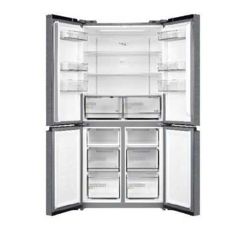 NUOVO MODELLO FRIG 4 PORTE TNF 474L E INOX Midea Cod. MDRF632FIE46 Frigoriferi Libera Installazione