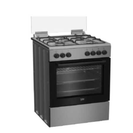 NUOVO MODELLO CUCINA 60X60 FBE62120XD 4 GAS Beko Cod. 7739486725 Cucine FORNO ELETTRICO VENTILATO  e  PIANO COTTURA