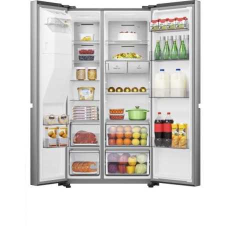 NUOVO MODELLO SBS 178X91CM E WD TNF INOX Hisense Cod. RS818N4TIE Frigoriferi Libera Installazione
