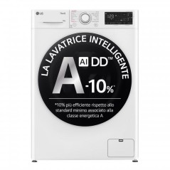 NUOVO MODELLO LAV 10KG A-10   AUTODOSE WIFI GLASS Lg Cod. F4R3710NSWW Lavatrici A Carica Frontale