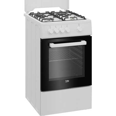NUOVO MODELLO CUCINA FSG522DWC 50X60 FORNO GAS+4 Beko Cod. 7787187654 Cucine Con Forno a Gas e Piano Elettrico
