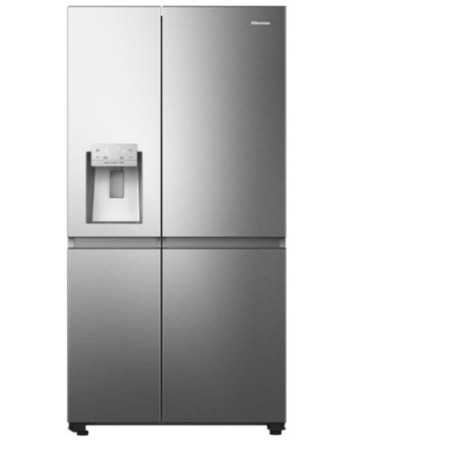 NUOVO MODELLO SBS 178X91CM E WD TNF INOX TANICA Hisense Cod. RS818N4TIE Frigoriferi Libera Installazione