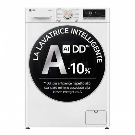 NUOVO MODELLO LAV 11KG A-10  WIFI TURBOWASH GLASS Lg Cod. F4R7011TSWG Lavatrici A Carica Frontale