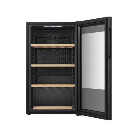 NUOVO MODELLO CANTIN 30BOTT A 84X48 NERO Hisense Cod. RW12D4NWG0 Cantinette Libera Installazione