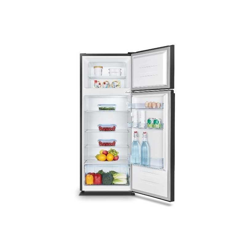 NUOVO MODELLO CLASSE E 143 6CM STATICO NERO 206L Hisense Cod. RT267D4ABE Frigoriferi Libera Installazione NUOVO MODELLO CLASSE E 143 6CM STATICO NERO 206L Hisense Cod. RT267D4ABE Frigoriferi Libera Installazione