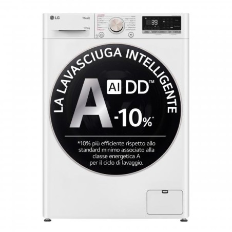 NUOVO MODELLO LAVASC SERIE R7 11/6 KG A-10 Lg Cod. D4R7011TSWG Lavasciuga A Carica Frontale