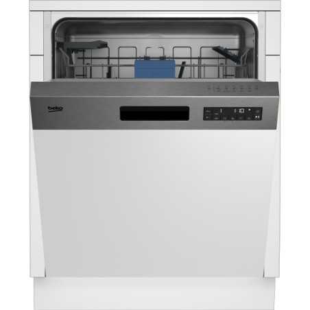 NUOVO MODELLO LAVAST 60CM BDSN26430X 14COP D INOX Beko Cod. 7693303977 Lavastoviglie Da Incasso