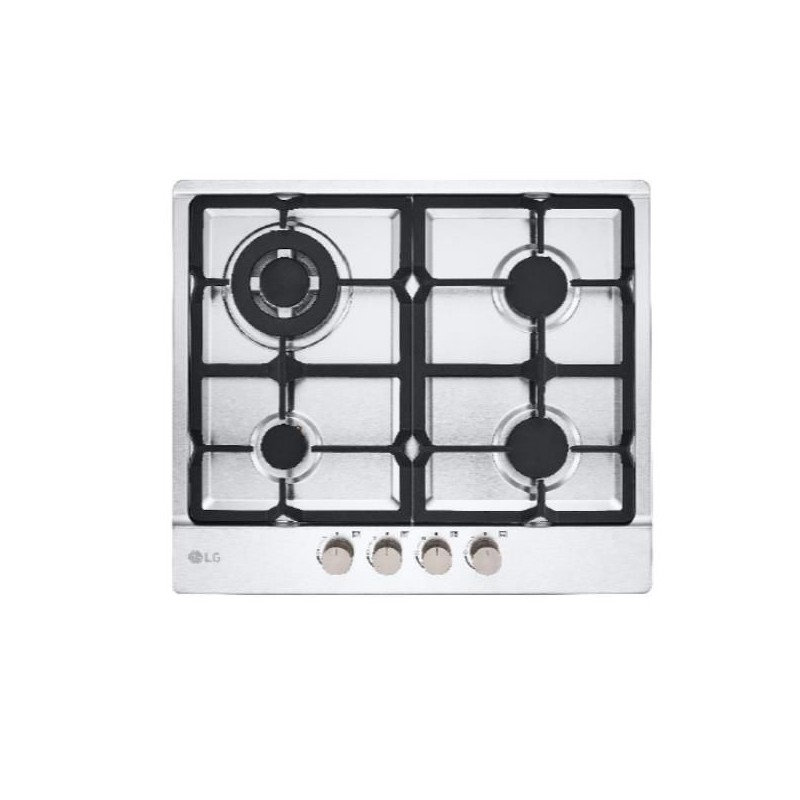 NUOVO MODELLO PIANO GAS 60CM 4 FUOCHI 8 5KW INOX Lg Cod. CBGZ2414S Piani Cottura Elettrici