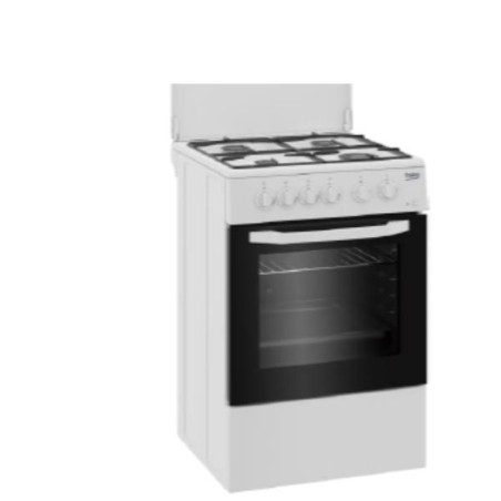 NUOVO MODELLO CUCINA 50X50 CSS42014FW F EL ST Beko Cod. 9152121012 Cucine FORNO ELETTRICO VENTILATO  e  PIANO COTTURA