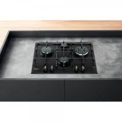 NUOVO MODELLO PIANO BI GAS 60CM 4FUOCHI SMALTATO Hotpoint Cod. F154763 Piani Cottura A Gas