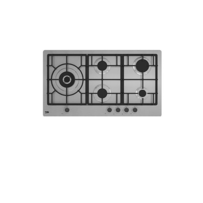 NUOVO MODELLO PIANO GAS HIML95225SXE 90CM 4+1WOK Beko Cod. 8860873200 Piani Cottura A Gas NUOVO MODELLO PIANO GAS HIML95225SXE 90CM 4+1WOK Beko Cod. 8860873200 Piani Cottura A Gas