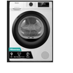 NUOVO MODELLO 9 KG 15 PROG CL D CON DISPLAY Hisense Cod. DHQE900UWDC Asciugatrici Pompa di calore