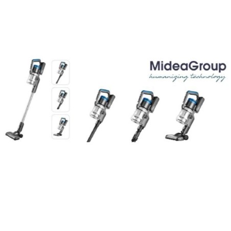 NUOVO MODELLO SCOPA RIC P6 SENZA FILI 350W Midea Cod. P6MCS1825GB Pulizia Superfici Scope Elettriche Ricaricabili