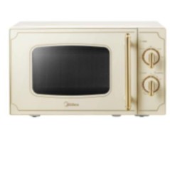 NUOVO MODELLO MICRO 20L RETRO GRILL INV NERO Midea Cod. MM720CJ7B Microonde e fornetti A Libera Installazione