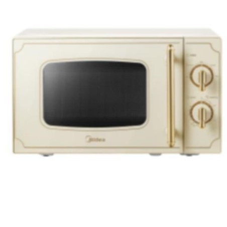 NUOVO MODELLO MICRO 20L RETRO GRILL INV NERO Midea Cod. MM720CJ7B Microonde e fornetti A Libera Installazione