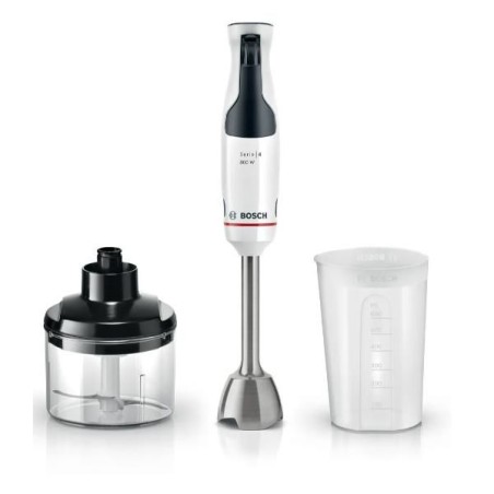 NUOVO MODELLO FRULLATORE IMMERSIONE 800W WHT Bosch Cod. MSM4W420 Preparazione Cibi Frullatori