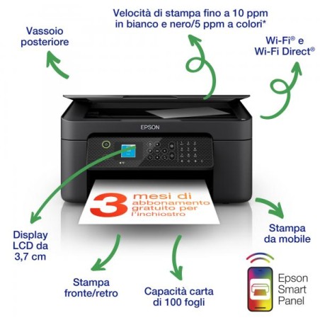 NUOVO MODELLO WORKFORCE WF-2910DWF Epson Cod. C11CK64402 Stampanti e Multifunzione Laser e Ink-Jet Multifunzione Ink-Jet