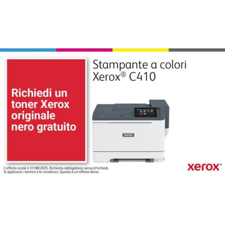 NUOVO MODELLO XEROX C410 A4 40PPM DUPLEX PRINTER Xerox Cod. C410V_DN Stampanti e Multifunzione Laser e Ink-Jet Stampanti Laser