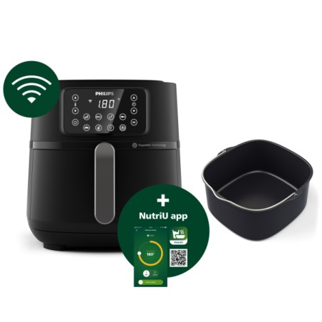 NUOVO MODELLO AIRFRYER XXL CONNESSA SERIE 5000 Philips Cod. HD9285/93 Cottura Friggitrici