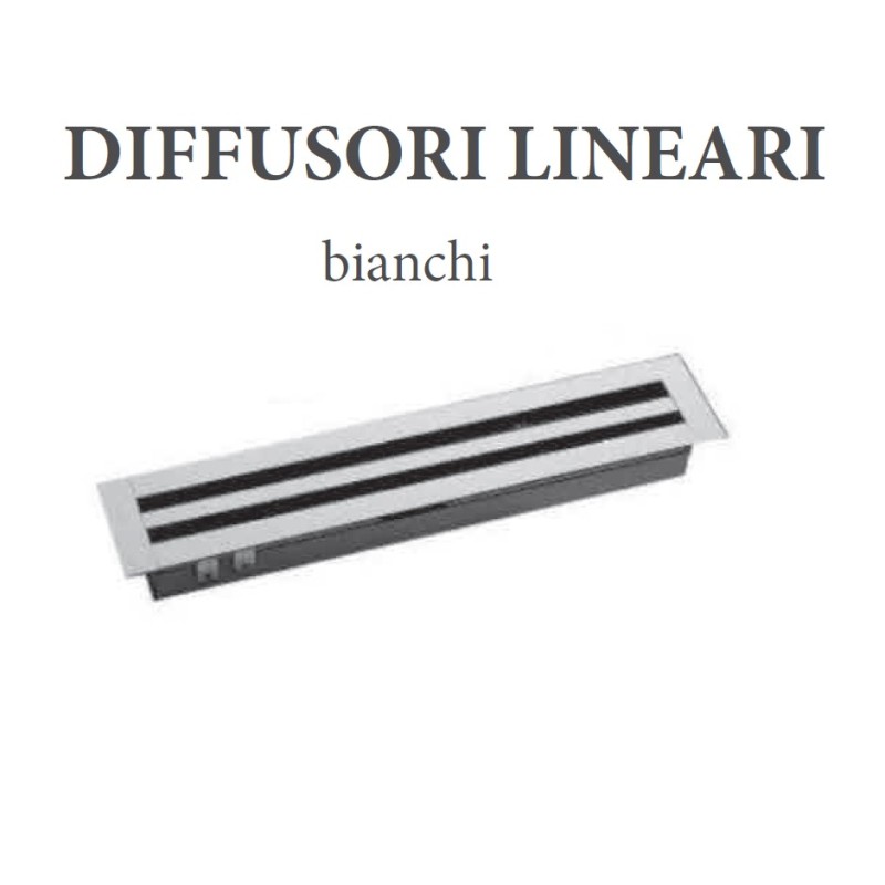 Kit Diffusore Lineare da 600 mm a 2 ferritoie - Kit Completo 1 pezzo