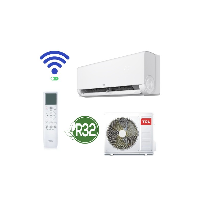 Nuova Versione Climatizzatore Condizionatore TCL 24000 btu BreezeIN P9 SN24P9S1 + ST24P3 wifi A+++