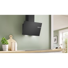 NUOVO MODELLO Bosch CAPPA A MURO INCLUNATA 80CM A NERA Cod. DWK65DK60 A Camino