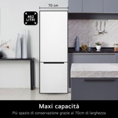 NUOVO MODELLO Lg COMBI E TNF 185X70CM NERO WIFI Cod. GBB569MCAMN Libera Installazione