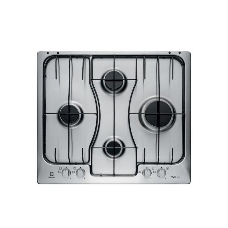 NUOVO MODELLO Electrolux PIANO GAS RGG6242LOX 60CM 4F INOX Cod. 949640230 A Gas