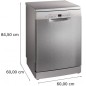 NUOVO MODELLO Bosch LAVAST 13CP D 60CM INOX HOMEC Cod. SMS2HTI02E A Libera Installazione