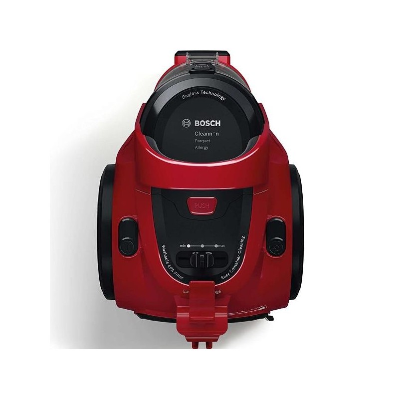NUOVO MODELLO Bosch ASP TRAINO S/SACCO 700W ROSSO Cod. BGC05AAA2 Aspirapolvere con Cavo