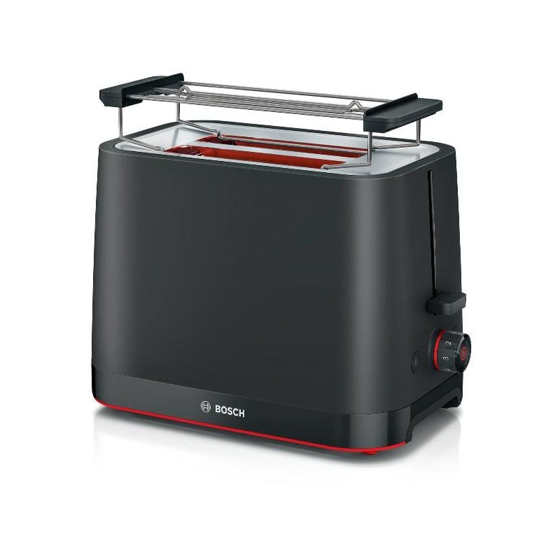 NUOVO MODELLO Bosch TOSTAPANE MYMOMENT NERO Cod. TAT3M123 Tostapane
