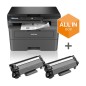 NUOVO MODELLO Brother DCPL2627DWXL MULT 3 IN 1 A32 PPM Cod. DCPL2627DWXL Multifunzione Laser B/N