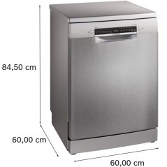 NUOVO MODELLO Bosch LAVAST 14CP D 60CM INOX HOMEC Cod. SMS4HMI07E A Libera Installazione