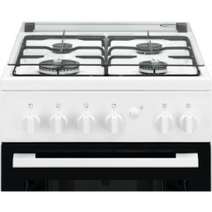 NUOVO MODELLO Electrolux CUCINA GAS LKK500000W A 50CM BIANCO Cod. 943005284 Con Forno e Piano Cottura Elettrici