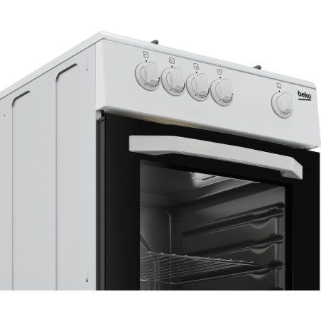 NUOVO MODELLO Beko CUCINA 50X50 CSG42001FW GAS Cod. 9152121017 Con Forno a Gas e Piano Elettrico