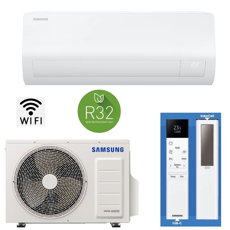 NUOVA VERSIONE Garanzia ITALIA Condizionatore Climatizzatore Mono Split Samsung Cebu S2 AR50F15C1AHNEU 15000 btu WiFi Integrato
