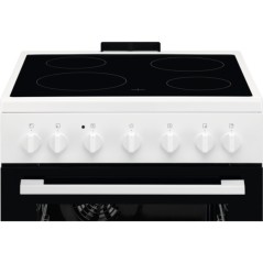 PROMOZIONE Electrolux CUCINA IND LKR620066W A 60CM BIANCO Cod. 943005697 Con Forno e Piano Cottura Elettrici