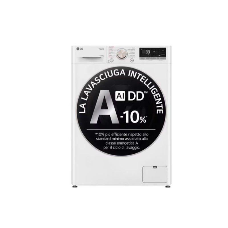 PROMOZIONE Lg LAVASC SERIE R7 11/6 KG A-10 Cod. D4R7011TSWG A Carica Frontale