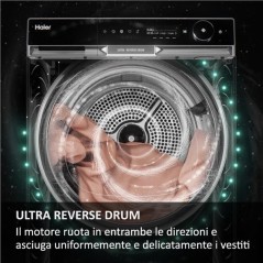 PROMOZIONE Haier HD90-A3Q397U1-S - ASC 9KG CL.C Cod. 31102816 A Condensazione