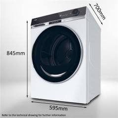 PROMOZIONE Haier HD90-A3Q397U1-S - ASC 9KG CL.C Cod. 31102816 A Condensazione
